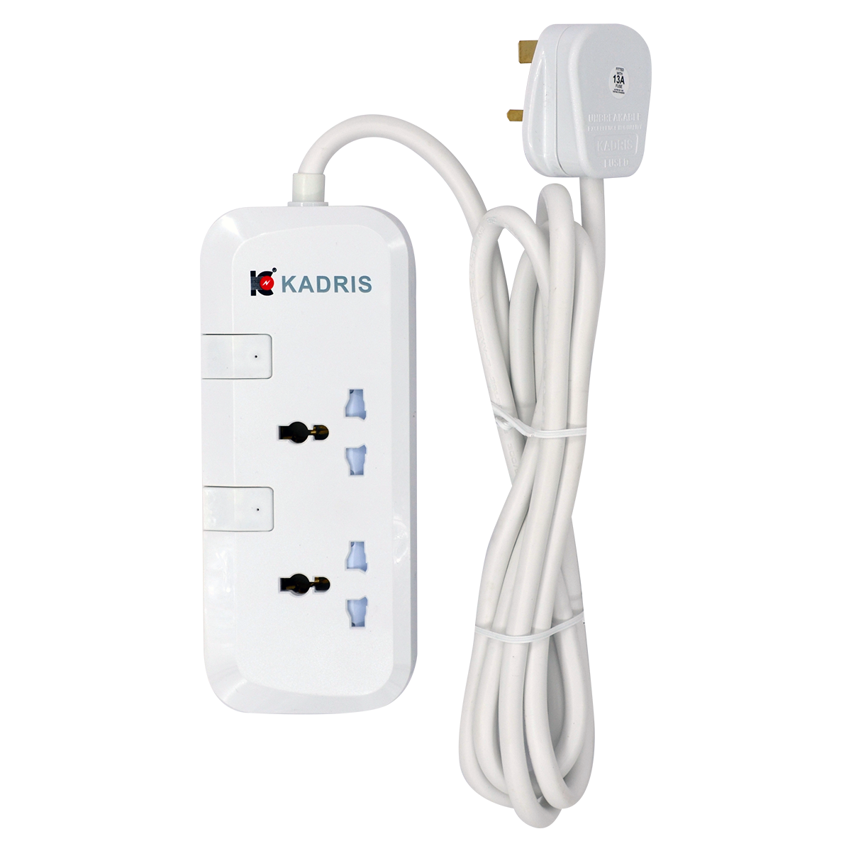 EX-1811 KADRIS 2 WAY EXTENSION SOCKET CG-7002 2 METER