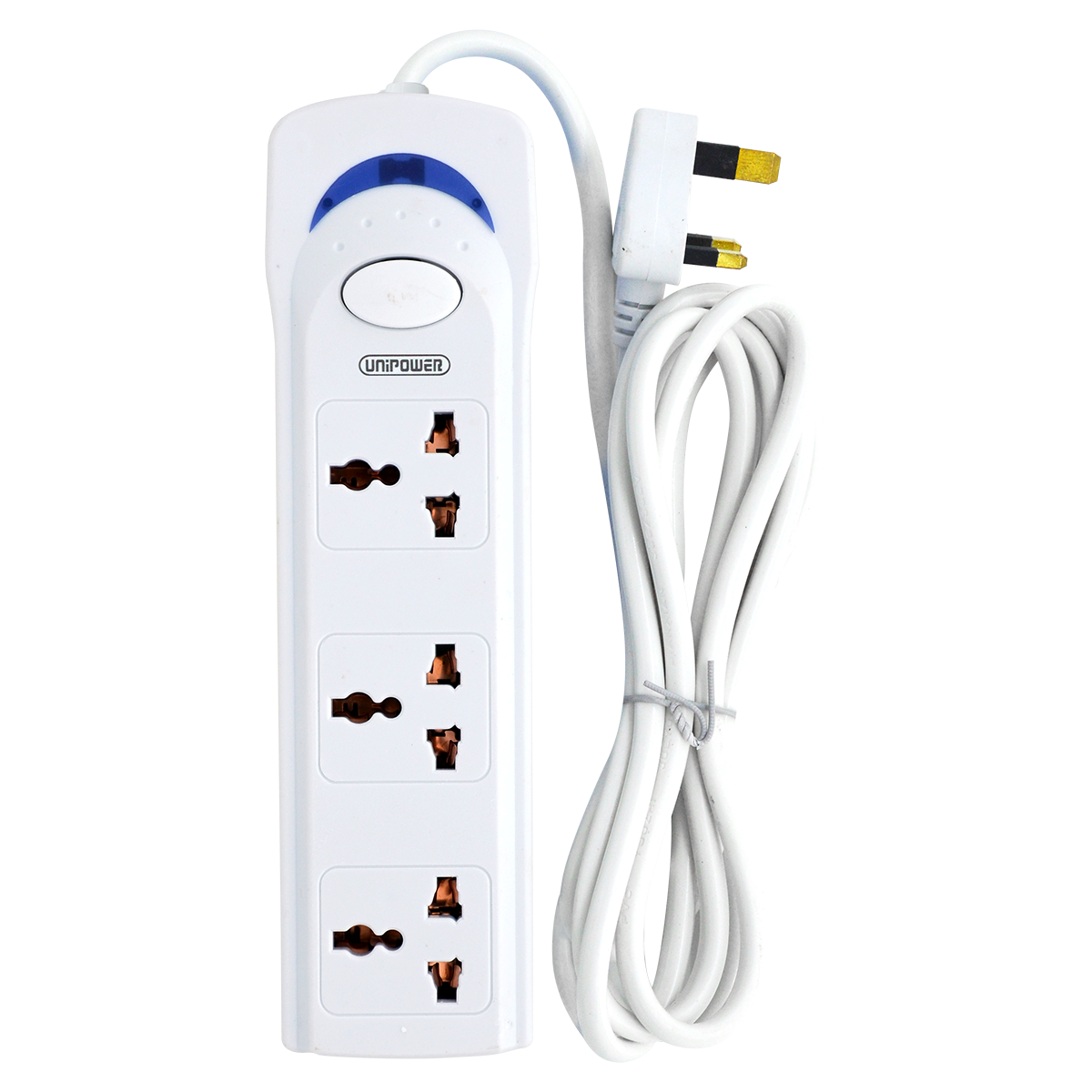 EX-1242 UNIPOWER 3 WAY EXTENSION SOCKET 3 METER