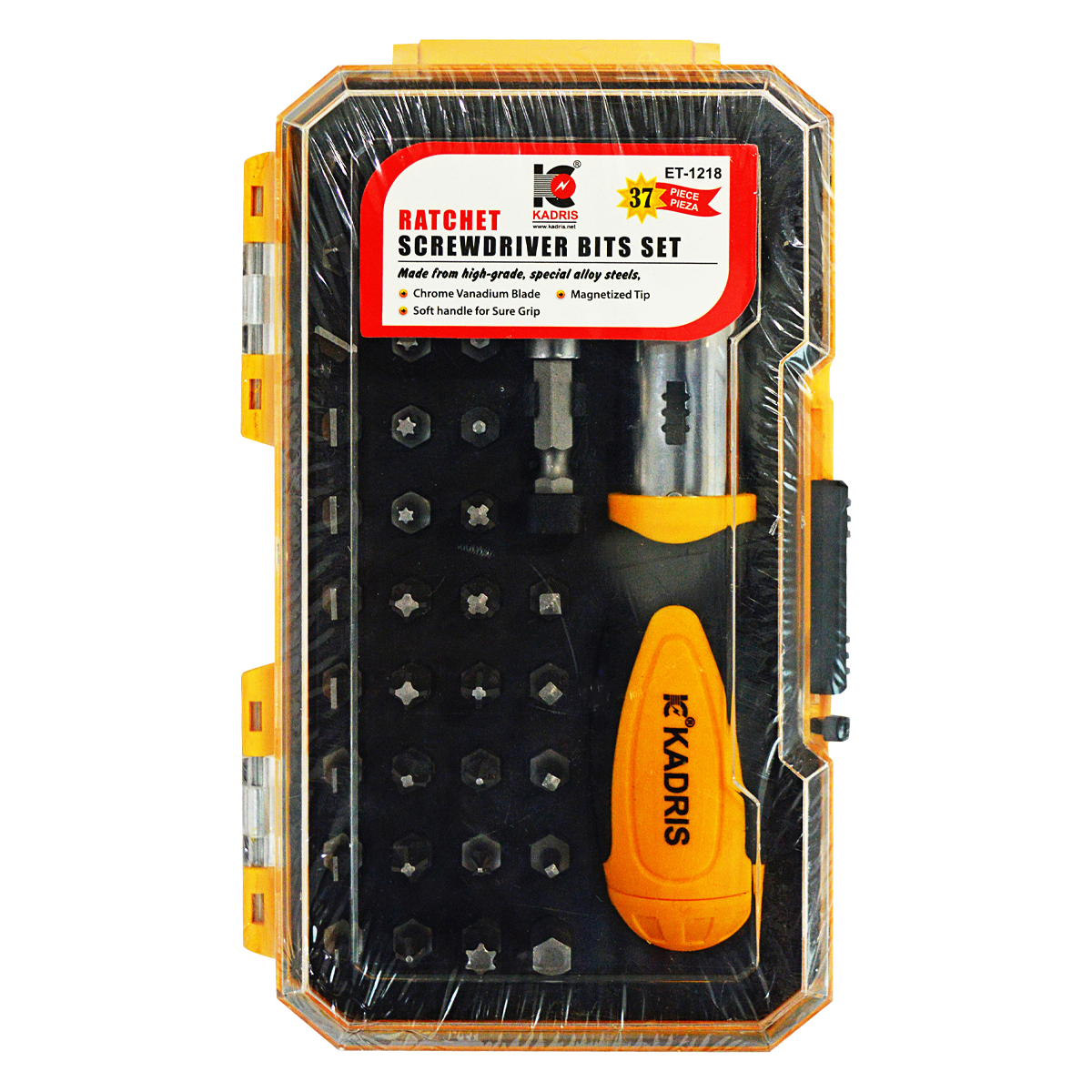 ET-1218 KADRIS 37 PIECE SCREW DRIVER SET
