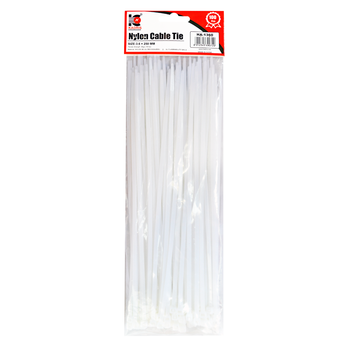 HA-1360 CABLE TIE SF - 250 3.6MM