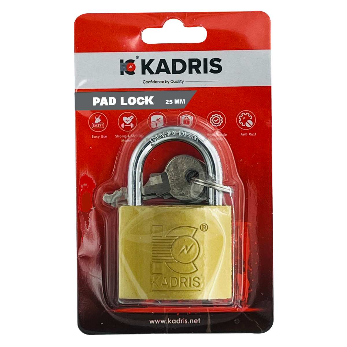 HA-1426 PAD LOCK BL412-1 25MM KADRIS