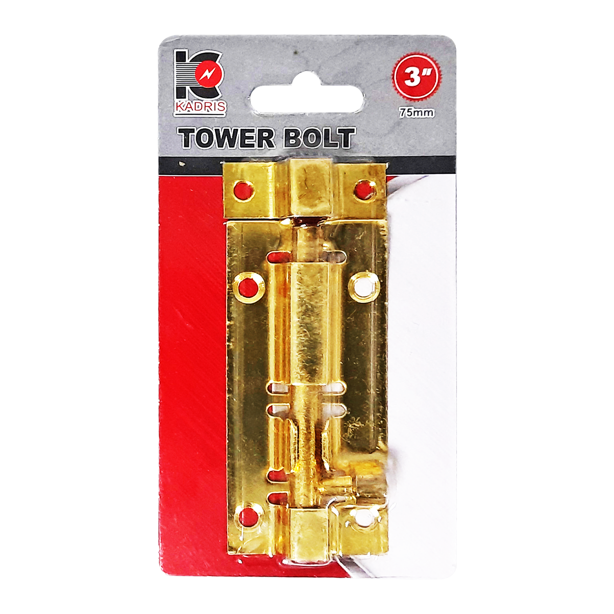 HA-1555 KADRIS TOWER BOLT  B/P 3’’