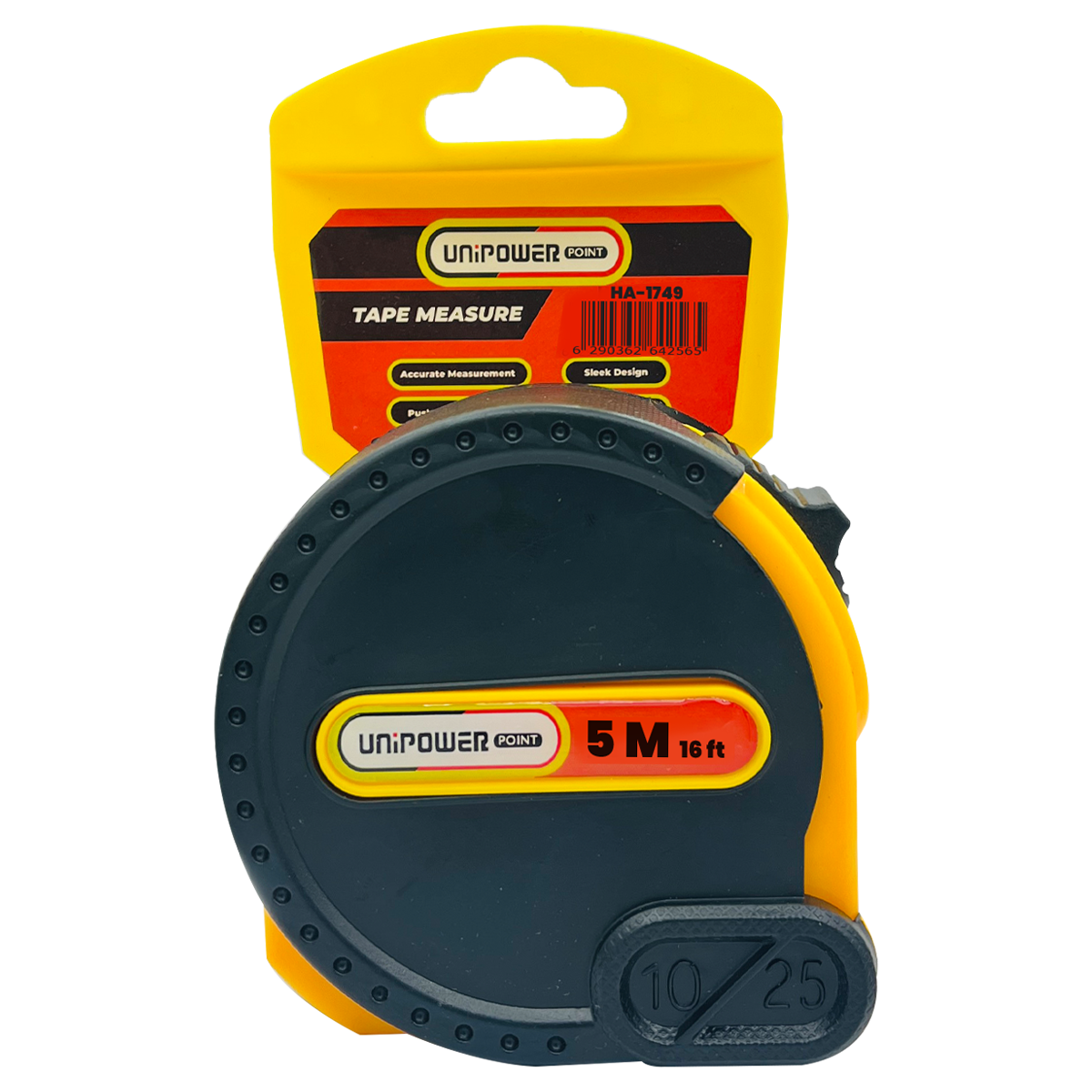 HA-1749 UNIPOWER POINT MEASURING TAPE 5 METER