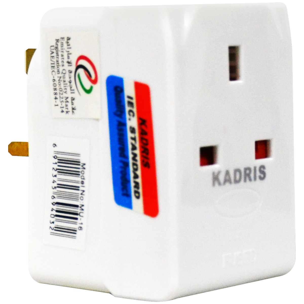MU-16 KADRIS 13 AMP UK  ADAPTOR